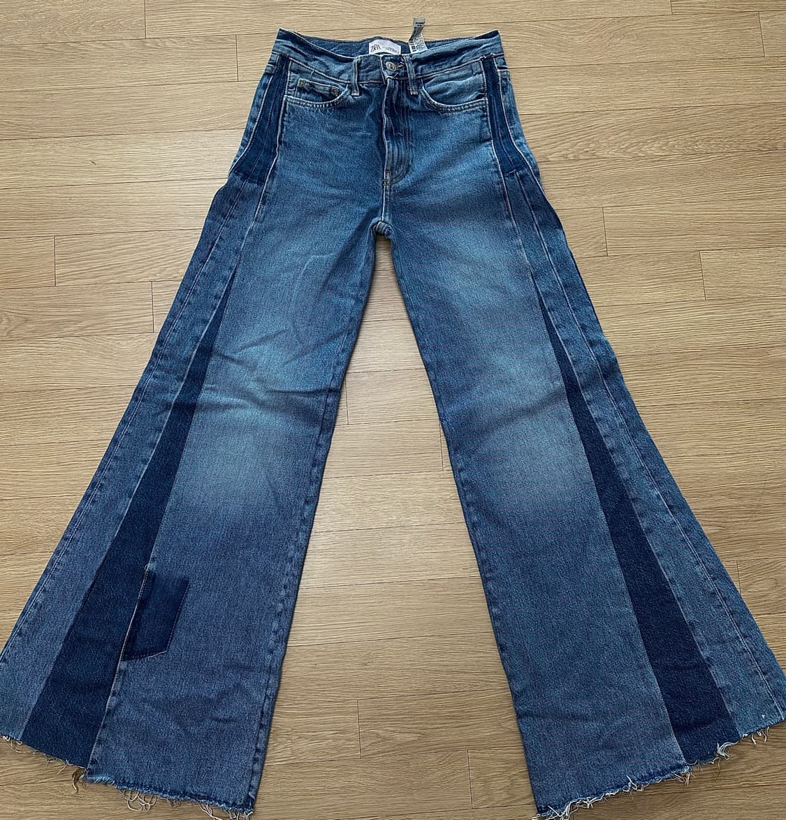 Zara 패치데님팬츠 새제품 상품이미지3