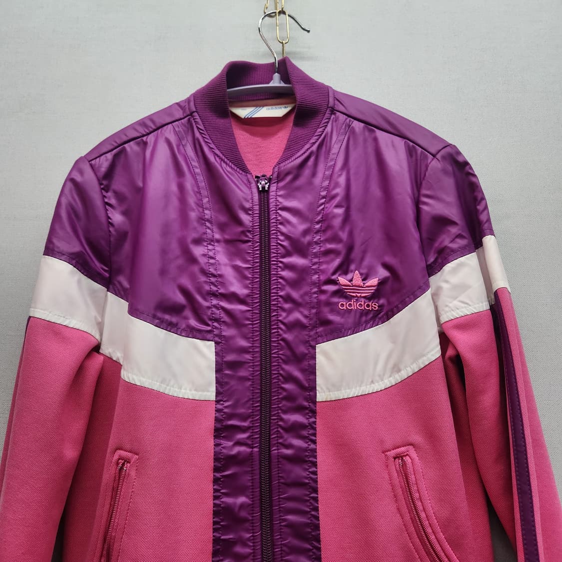 아디다스 로고 삼선 트랙탑 Y2K 져지 90(S) 상품이미지2