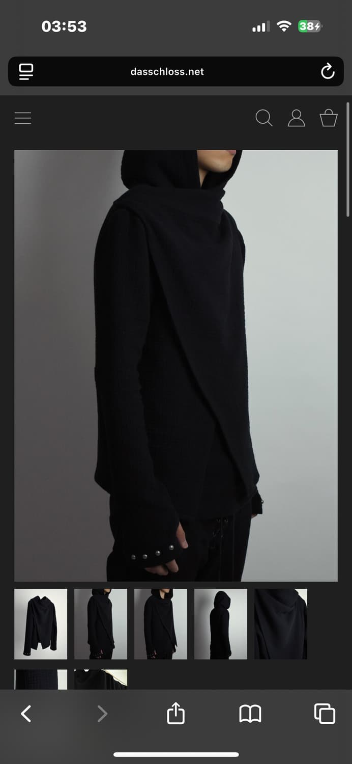 (소희착용) dasschloss Draped hood jacket 상품이미지4