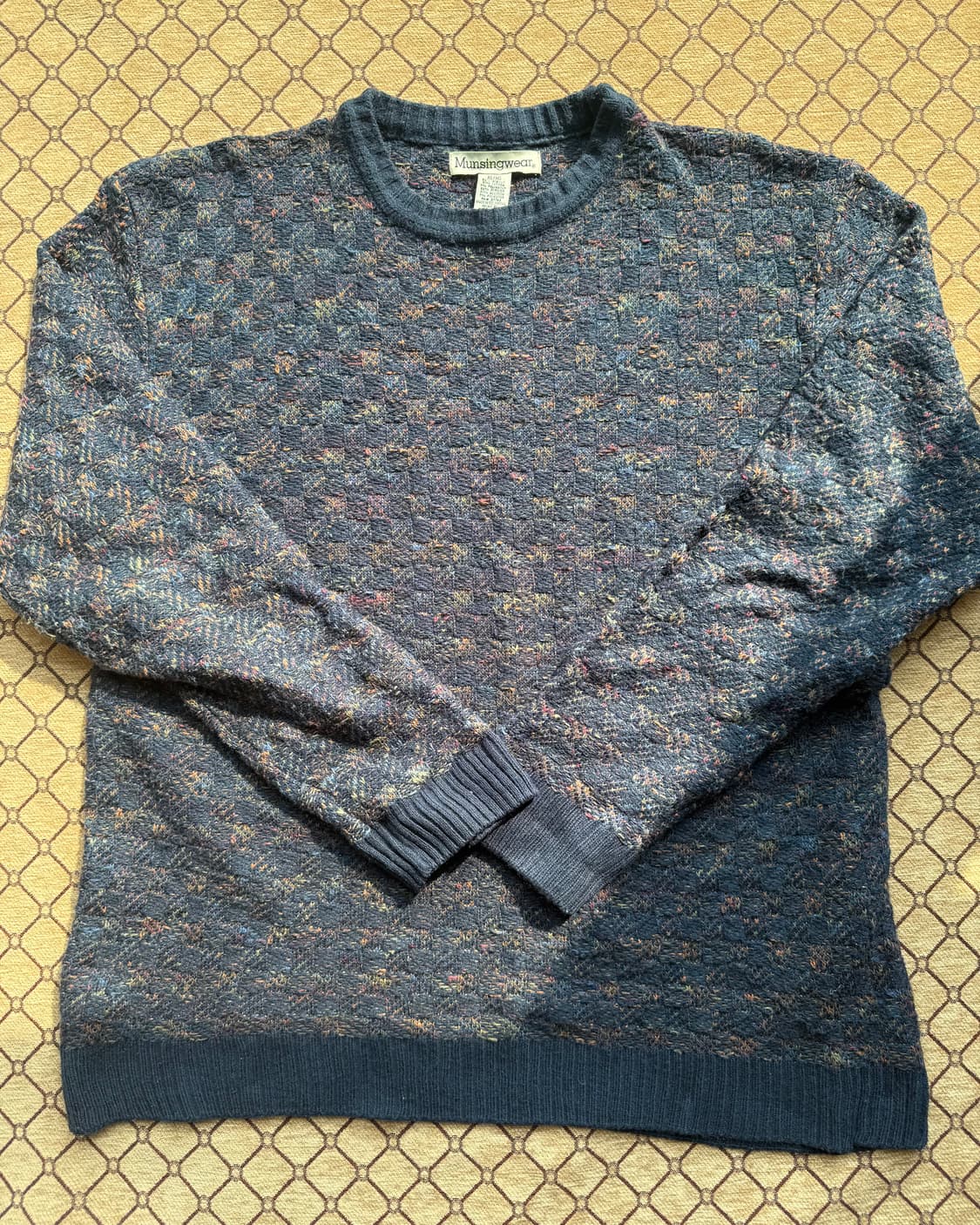 네이비 믹스 니트 상품이미지2