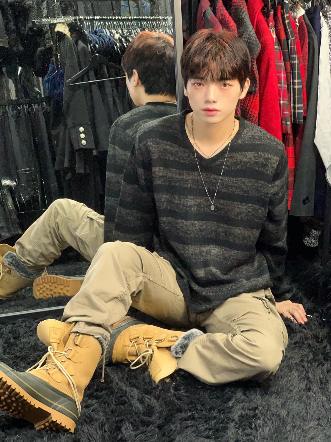 Louis Chavlon Stripe knit 상품이미지5