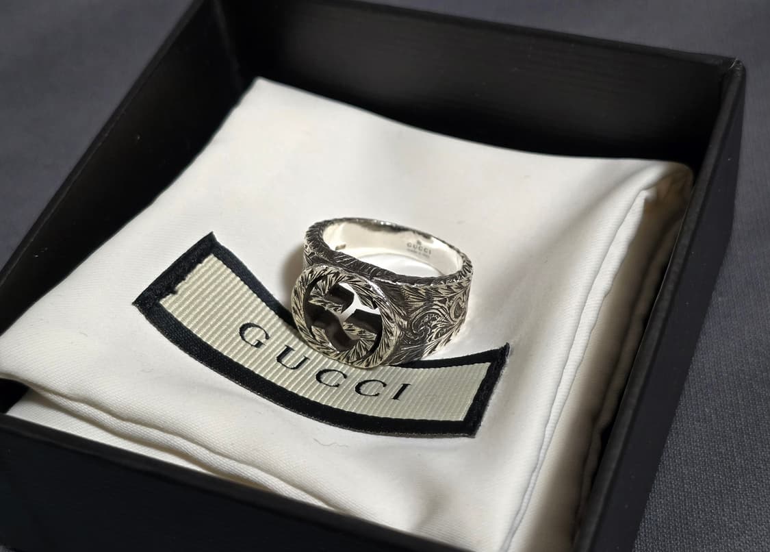 구찌 인터로킹 GG 반지 19호 상품이미지2