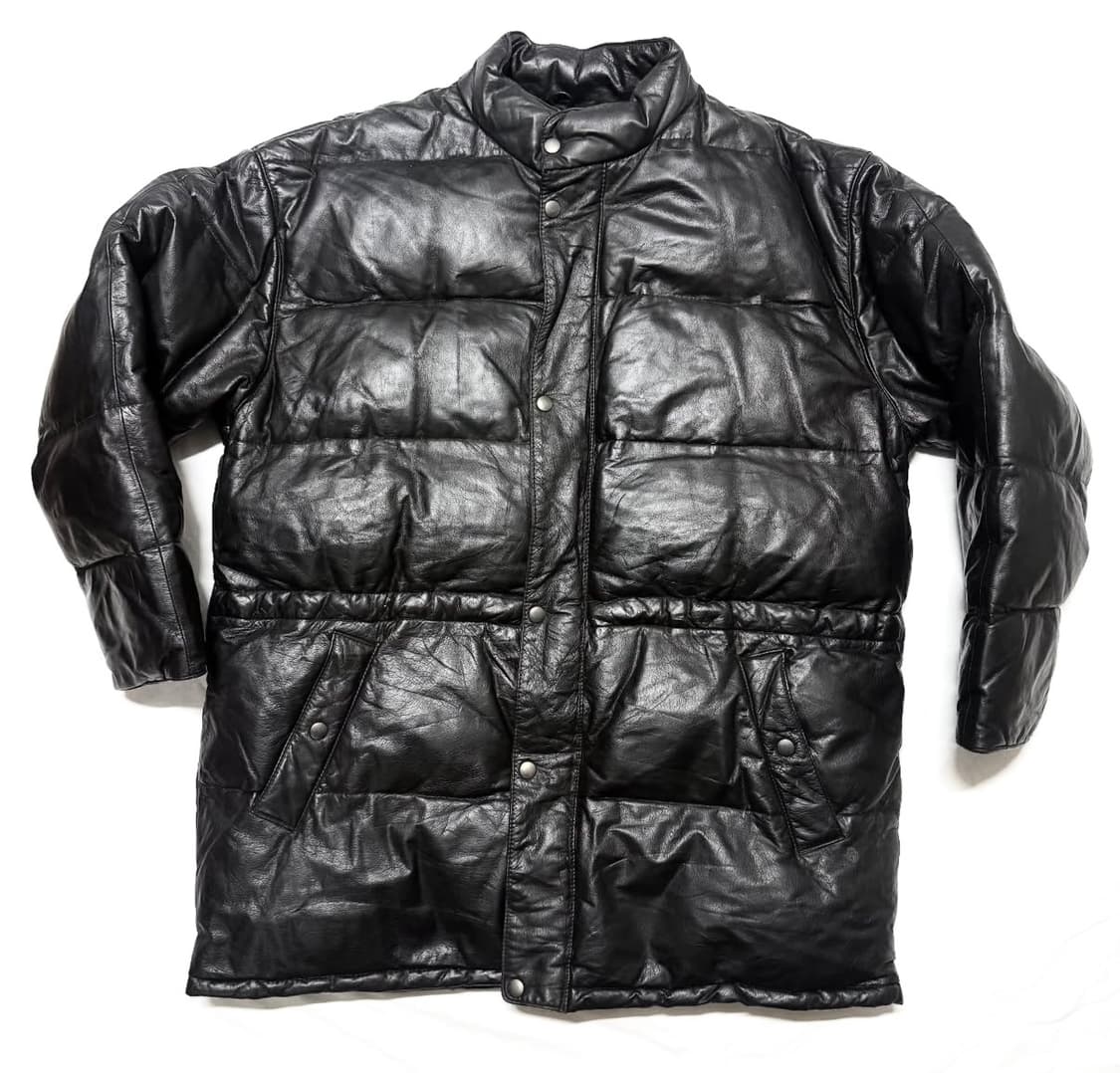 테테 옴므 - 레더 패딩 코트 상품이미지1