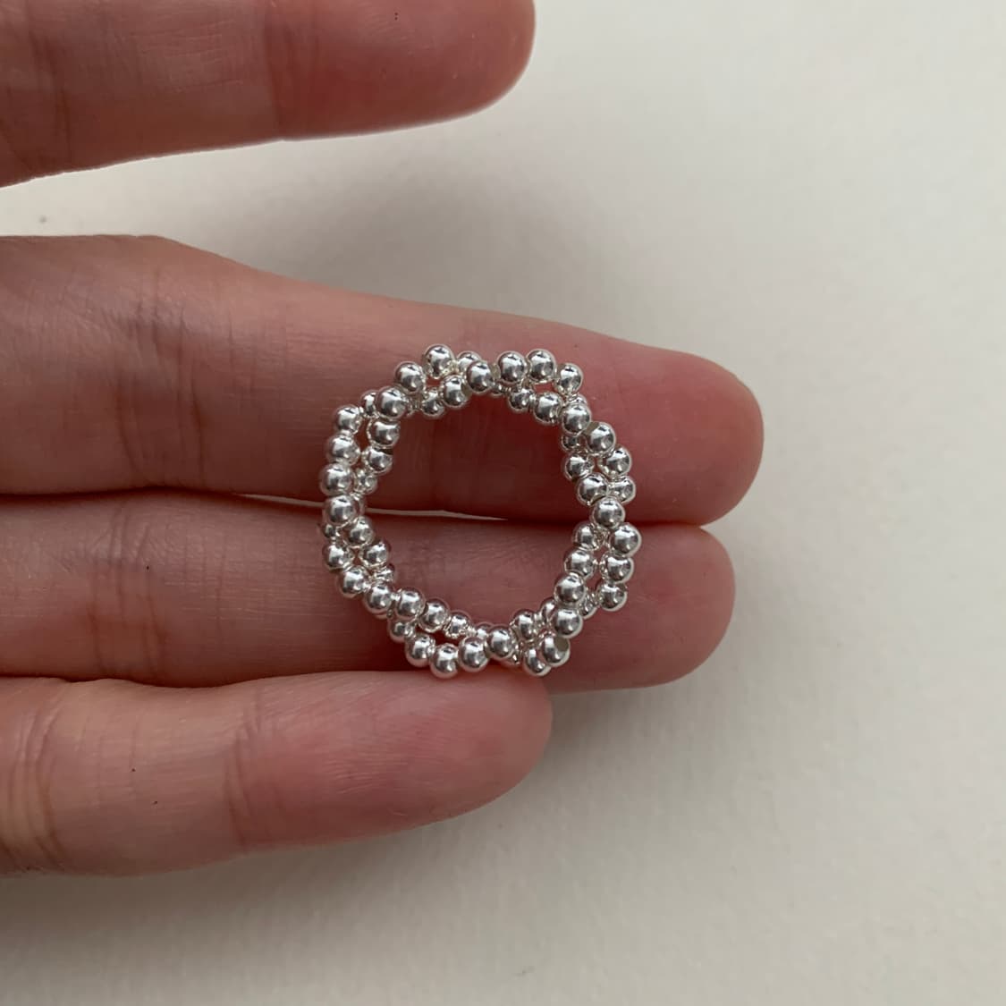 925은볼꼬임반지 상품이미지1