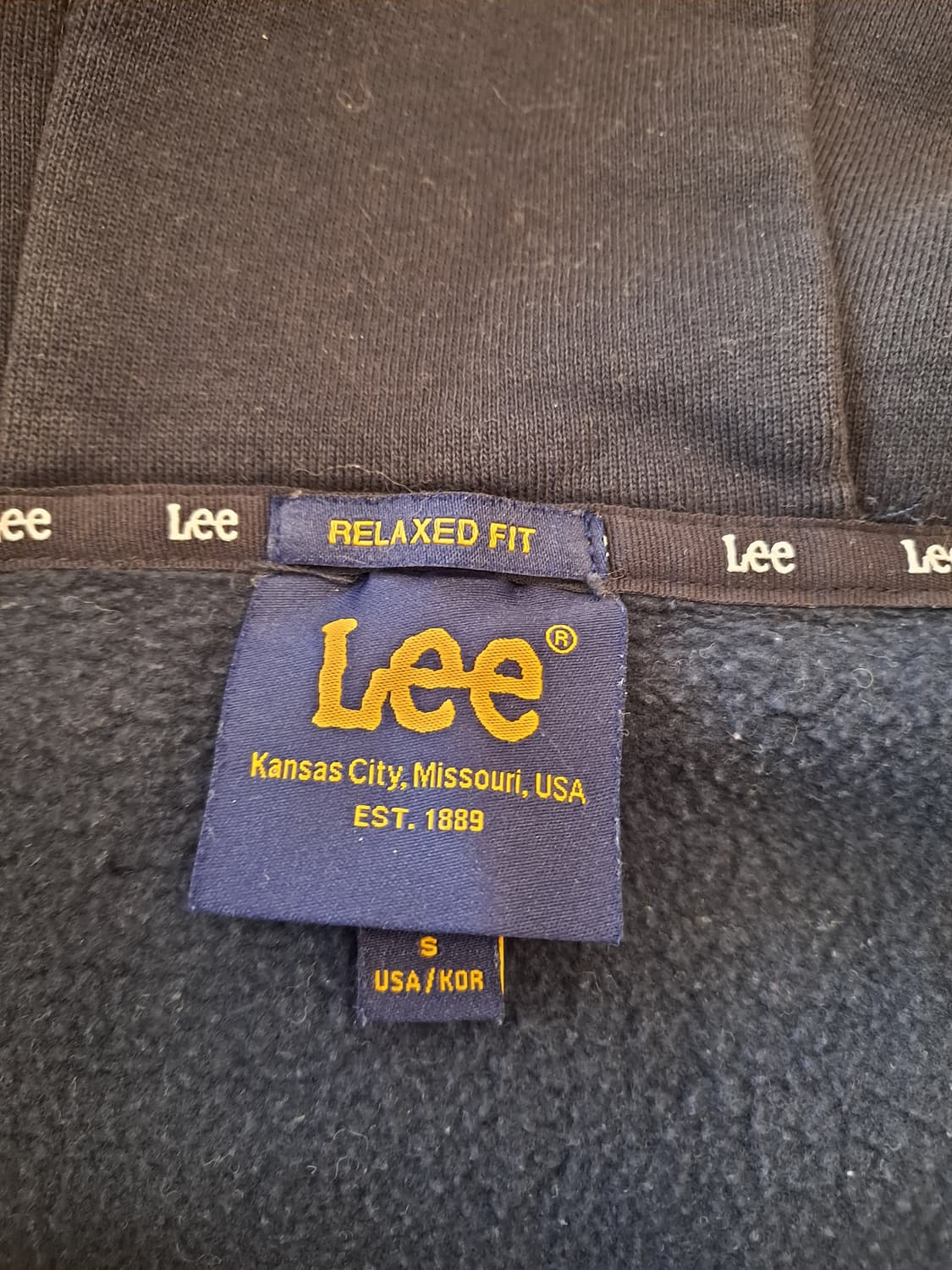 Lee 부클 트위치 로고 후드 S 상품이미지4