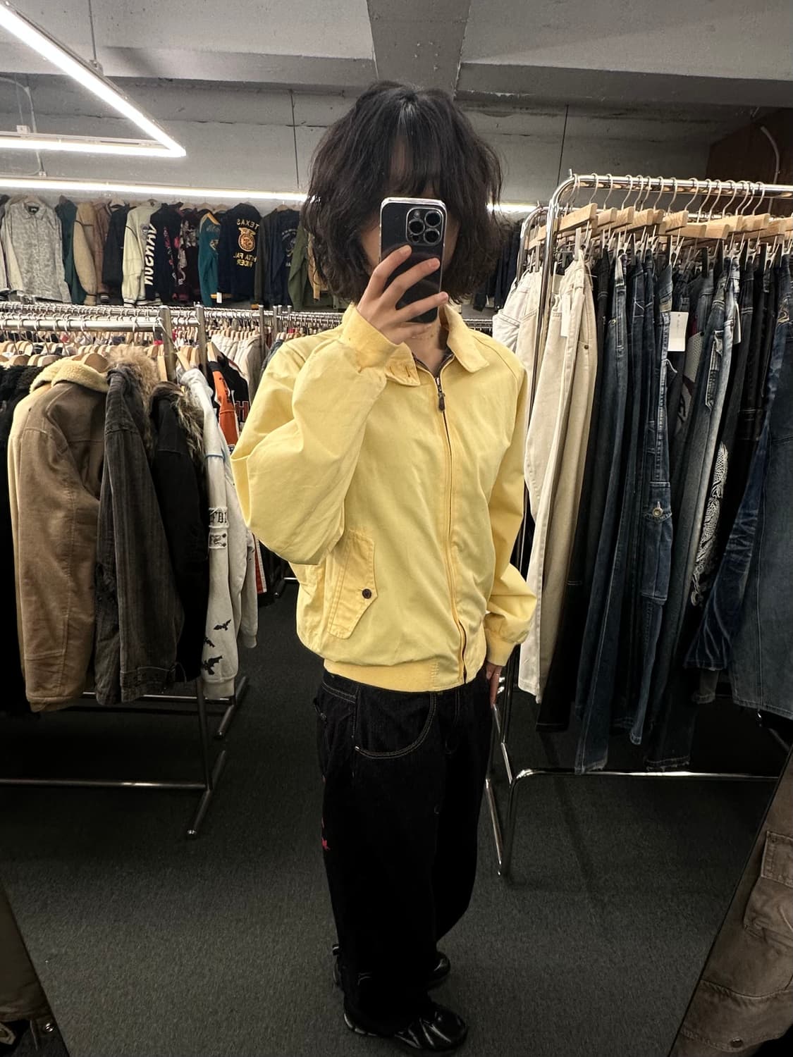 M)맥그리거 빈티지 옐로우 헤링턴 자켓 상품이미지2