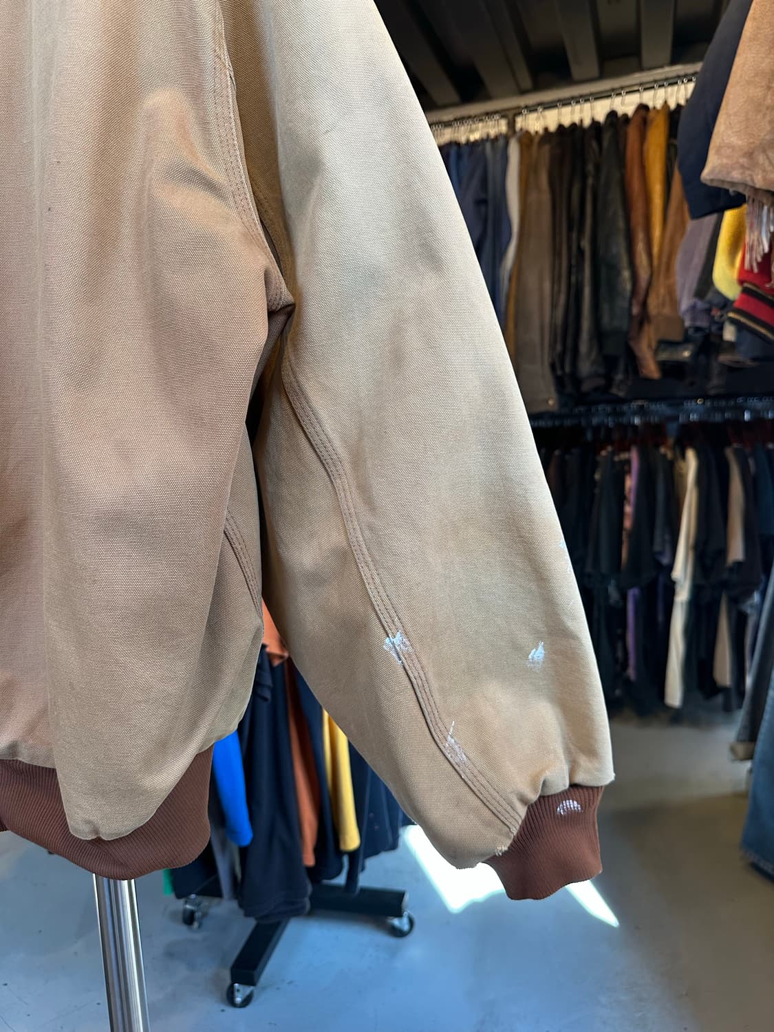 칼하트 디트로이트 페인팅 덕 액티브 워크 자켓 made in usa 상품이미지6