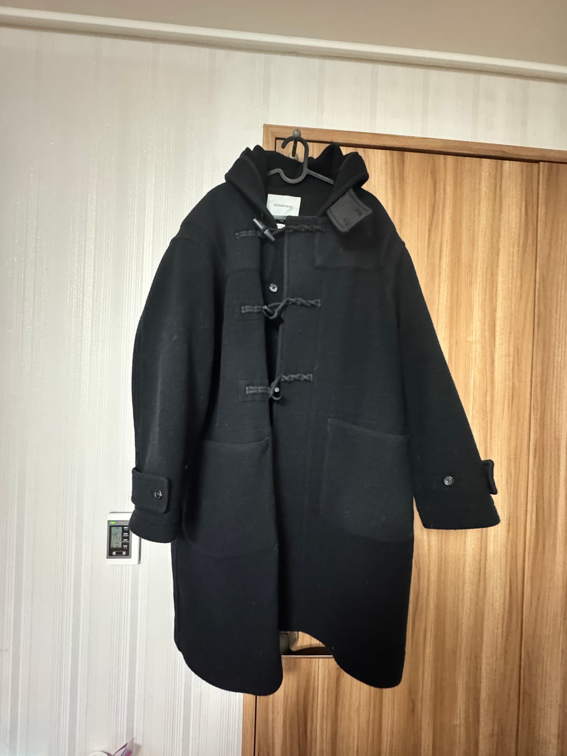 브라운야드 더플코트 24fw 블랙 상품이미지3