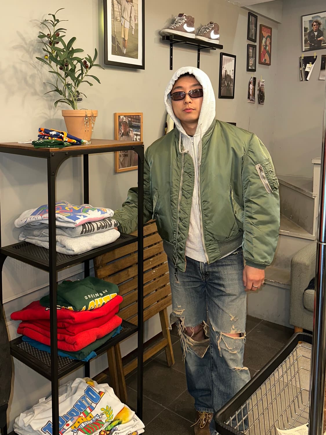 80’s Alpha Industries Ma-1 USA flight 상품이미지2