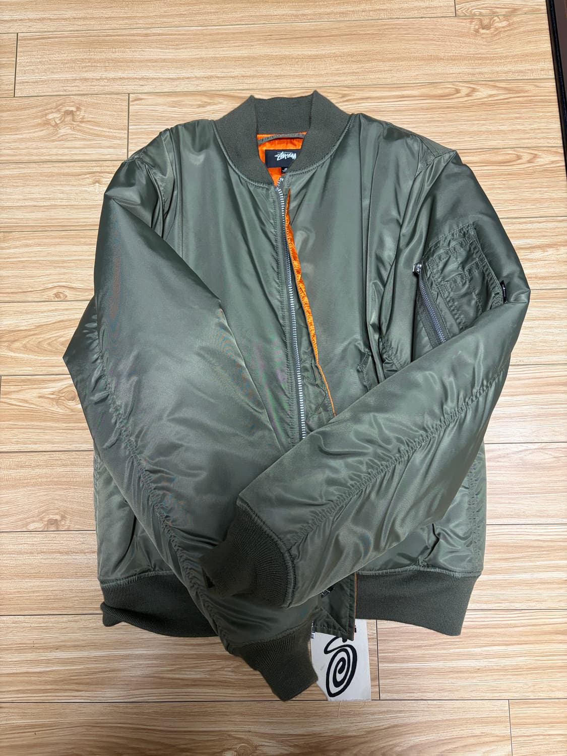 스투시 꼼데가르송 ma-1 올리브 상품이미지1