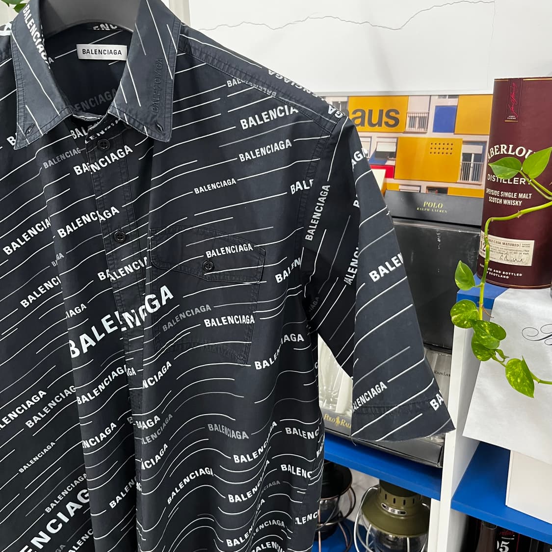 발렌시아가 멀티로고 반팔 셔츠 36 상품이미지4