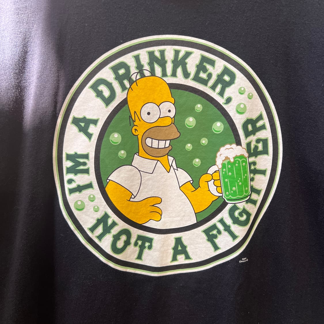 빈티지 호머 심슨 반팔 티셔츠 상품이미지2