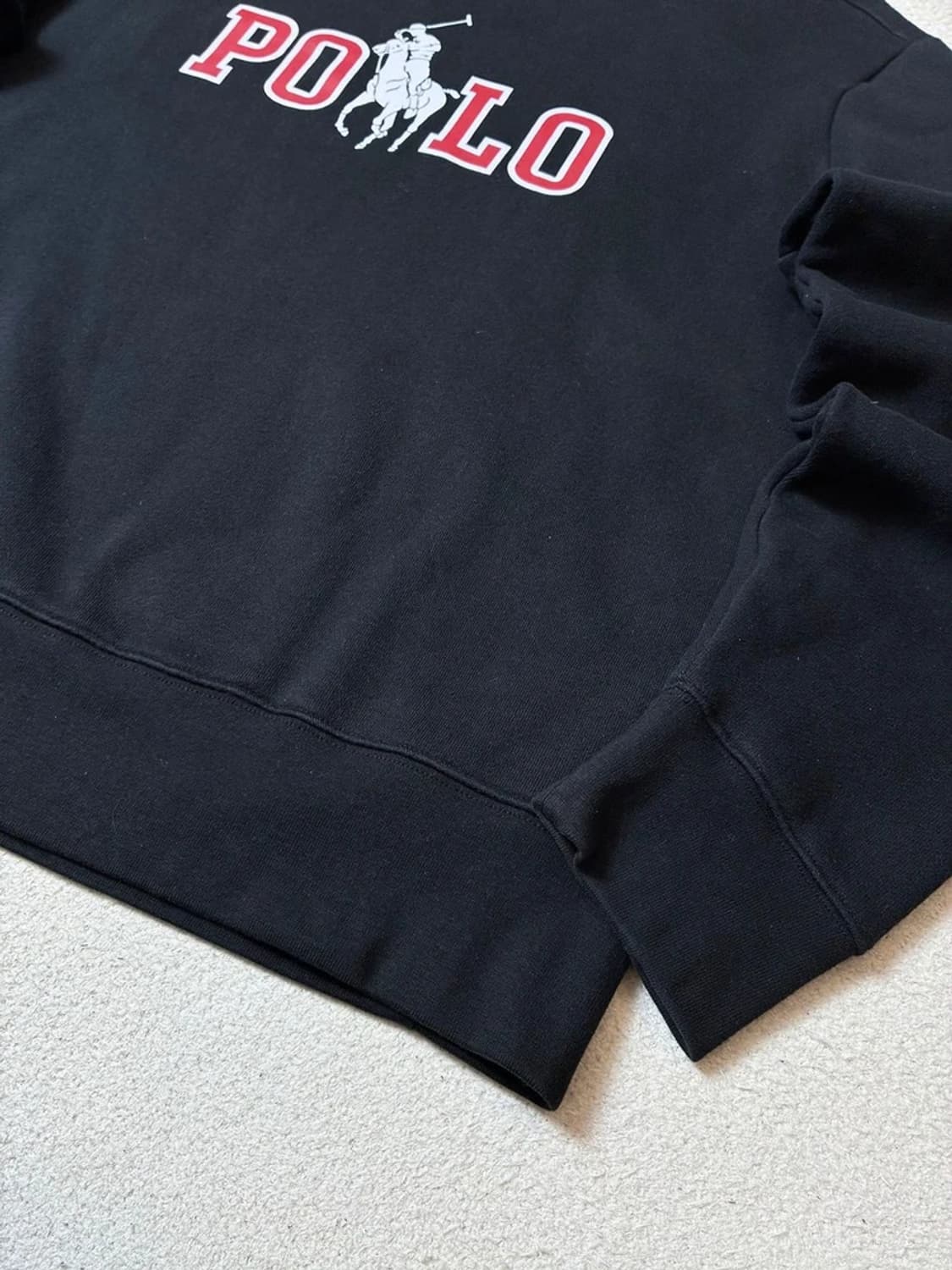 폴로 랄프로렌 피그먼트 레드 빅포니 프린팅 맨투맨 PN7658 상품이미지5