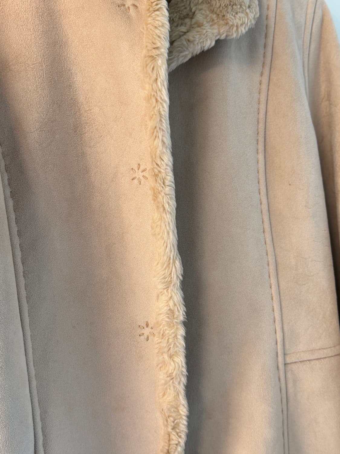 일본빈티지 베이지 무스탕 상품이미지8