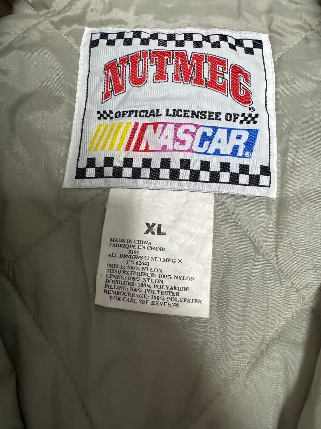 나스카 90s 레이싱 퀼팅 점퍼 XL 상품이미지2