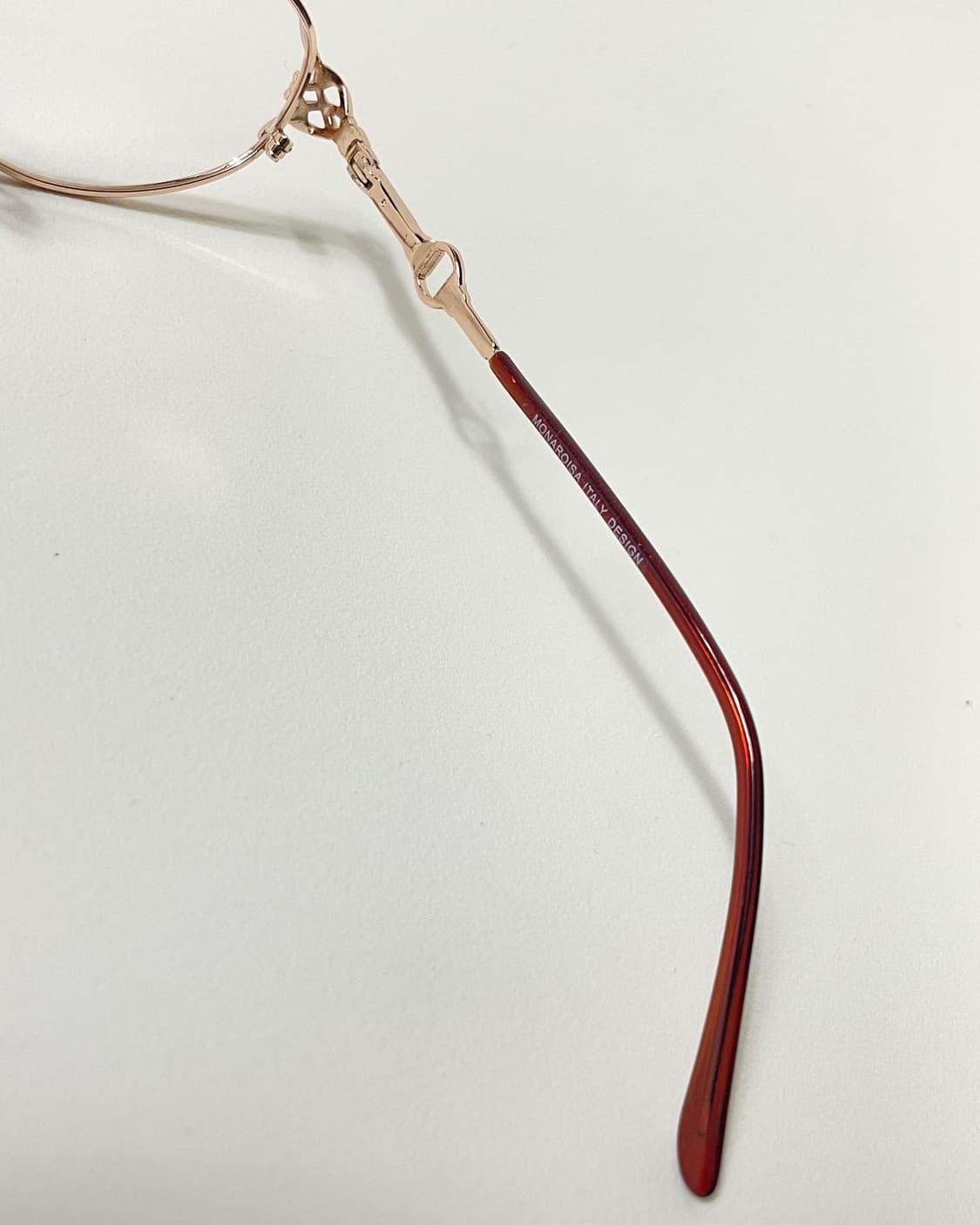 90s Italy Monaroisa 빈티지 라운드 안경 상품이미지6