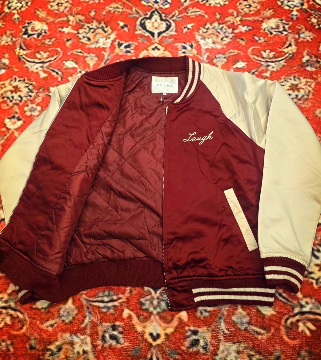 Colza 콜자 일본빈티지 새틴 스카잔/점퍼 상품이미지4