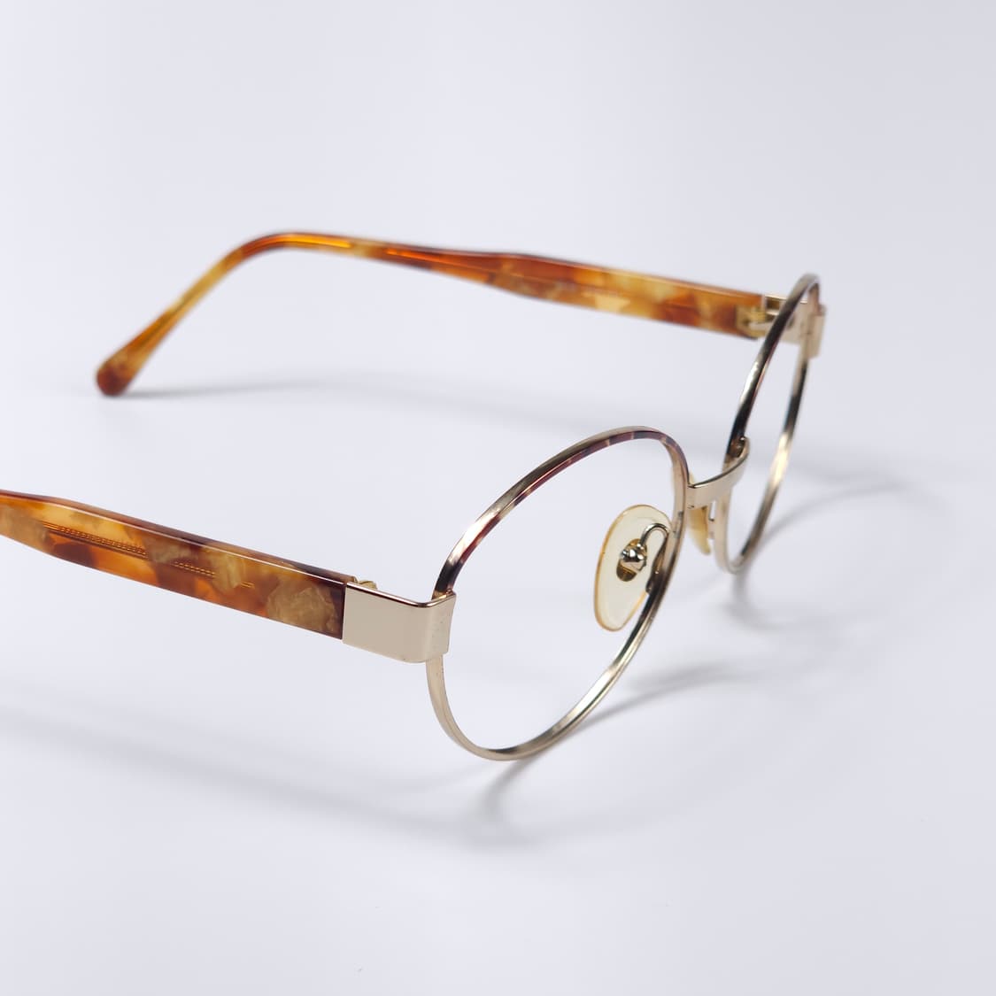 90년도 이태리 톨토이즈쉘 빈티지 오벌형 긱시크 안경 상품이미지6