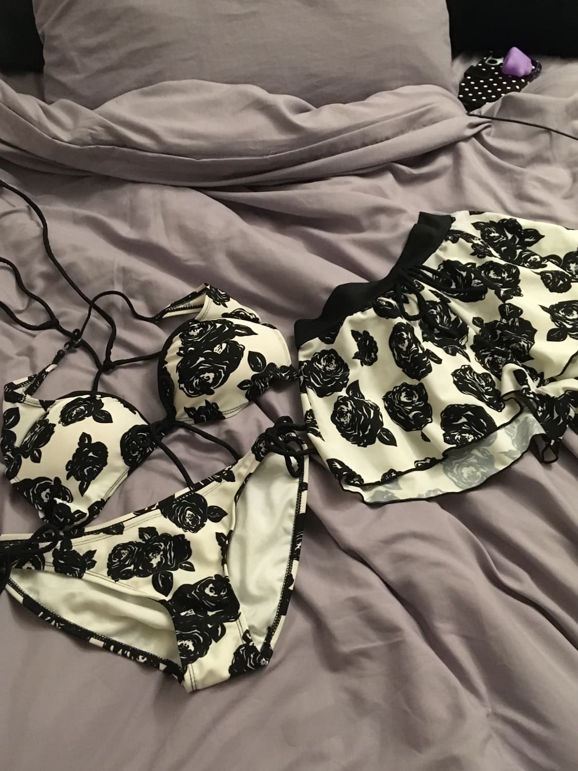 갸루 쓰리피스 비키니 상품이미지1