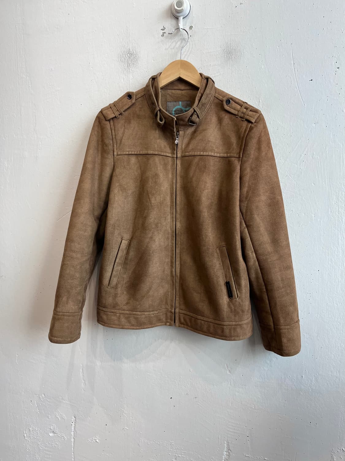 OMPHALOS 스웨이드 무스탕 자켓 95 상품이미지1