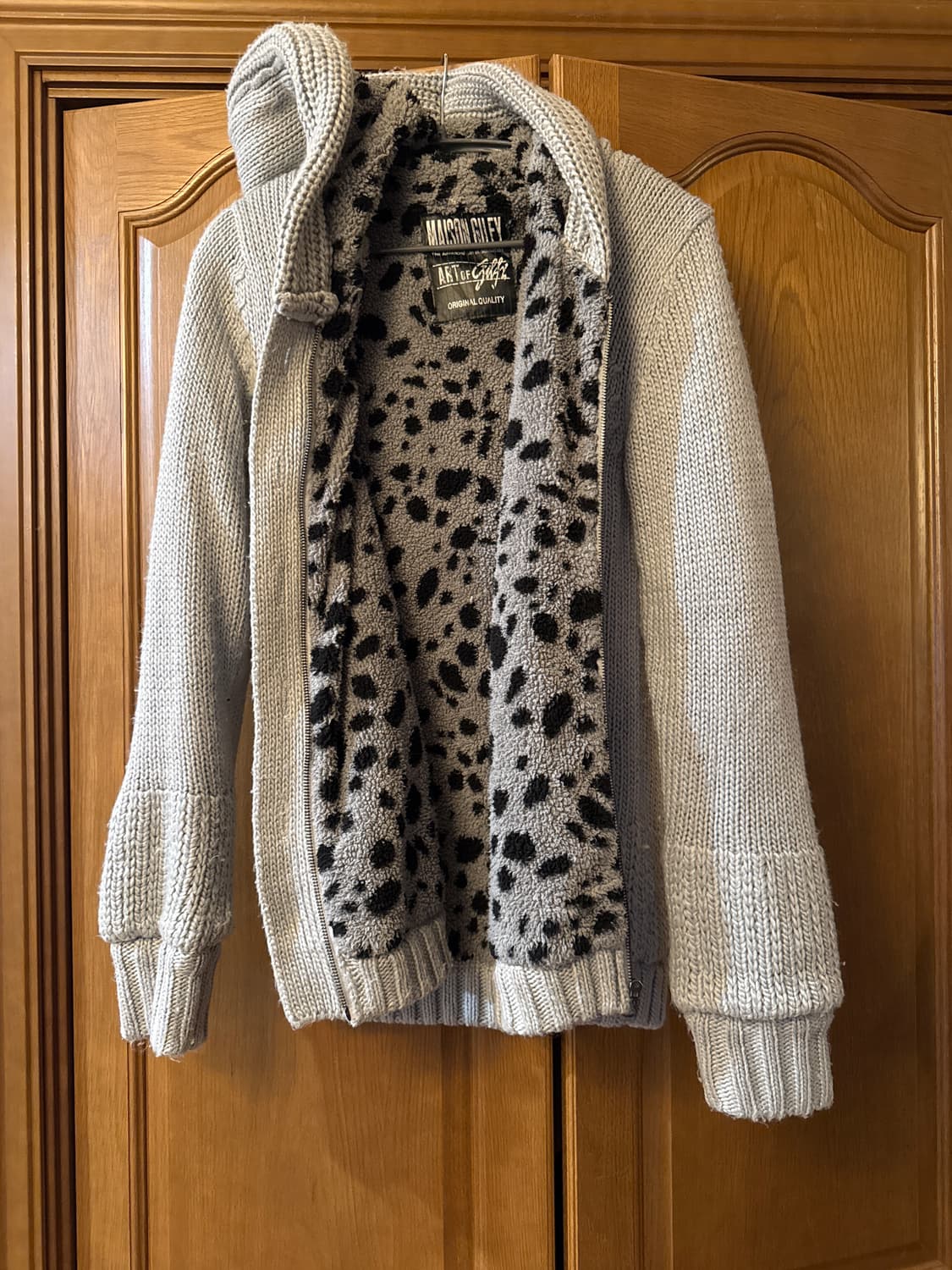 니팅 후드집업 상품이미지1