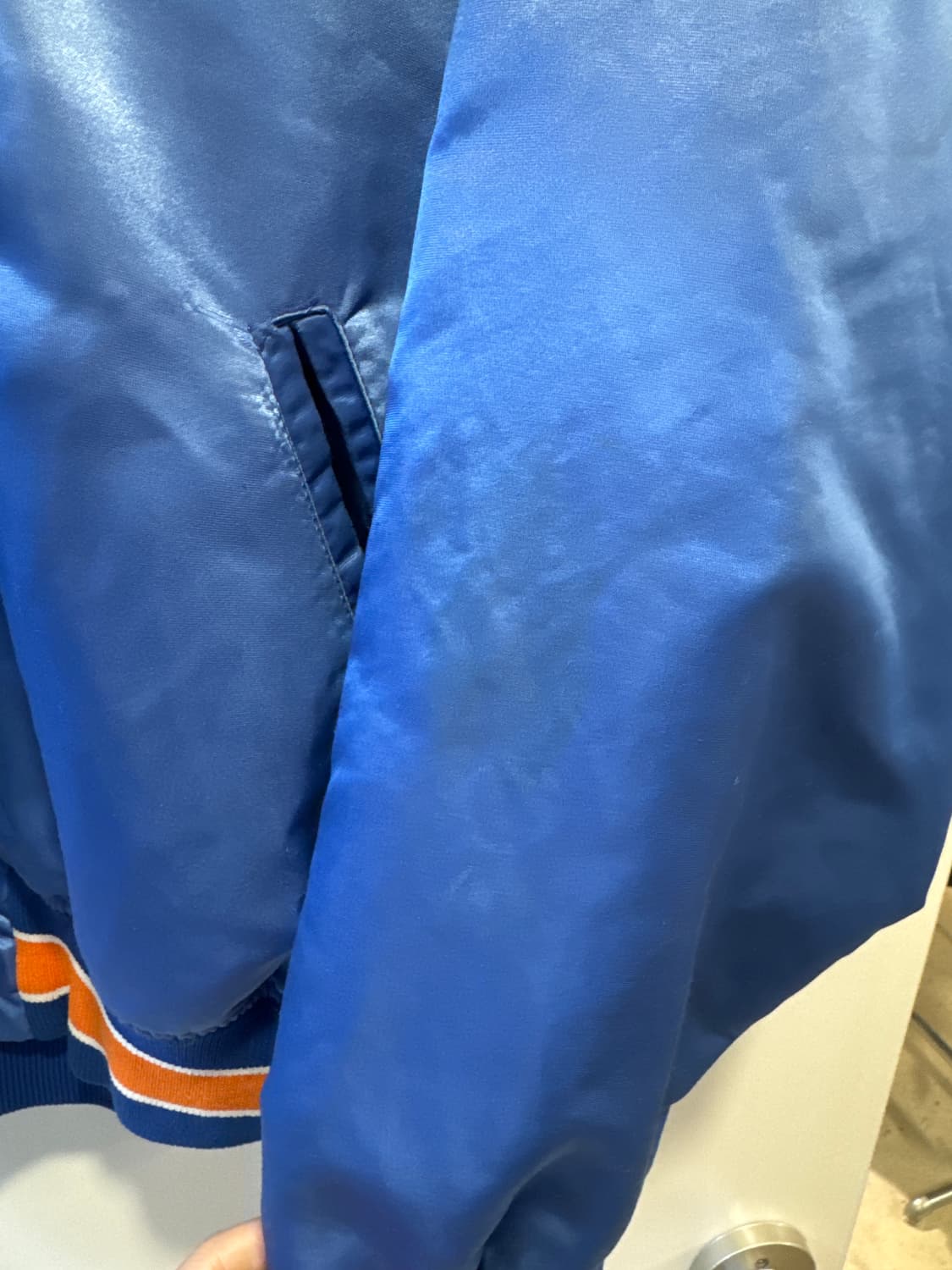 80s 뉴욕 메츠 새틴 스타디움 자켓 상품이미지7