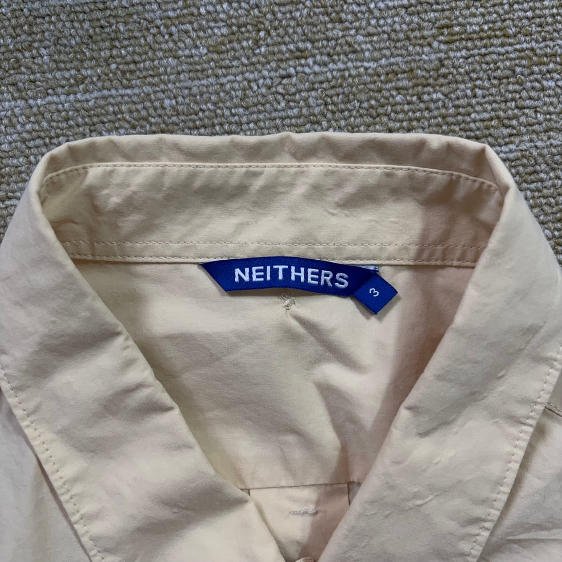 NEITHERS 컴포트  옐로우 셔츠(3) 상품이미지3