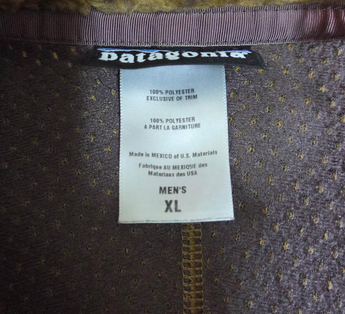 (XL)파타고니아 Mexico 딥파일 잉카골드 레트로 가디건 플리스 상품이미지5