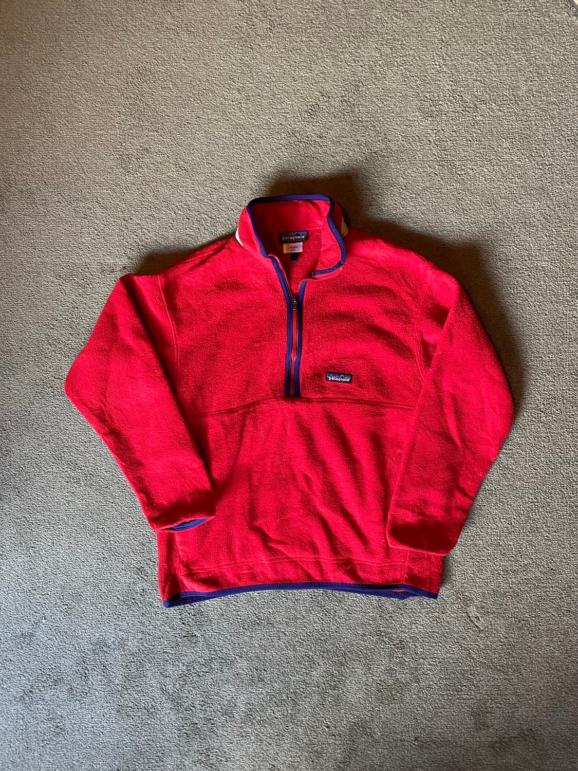 🌊90s Patagonia synchila red 상품이미지2