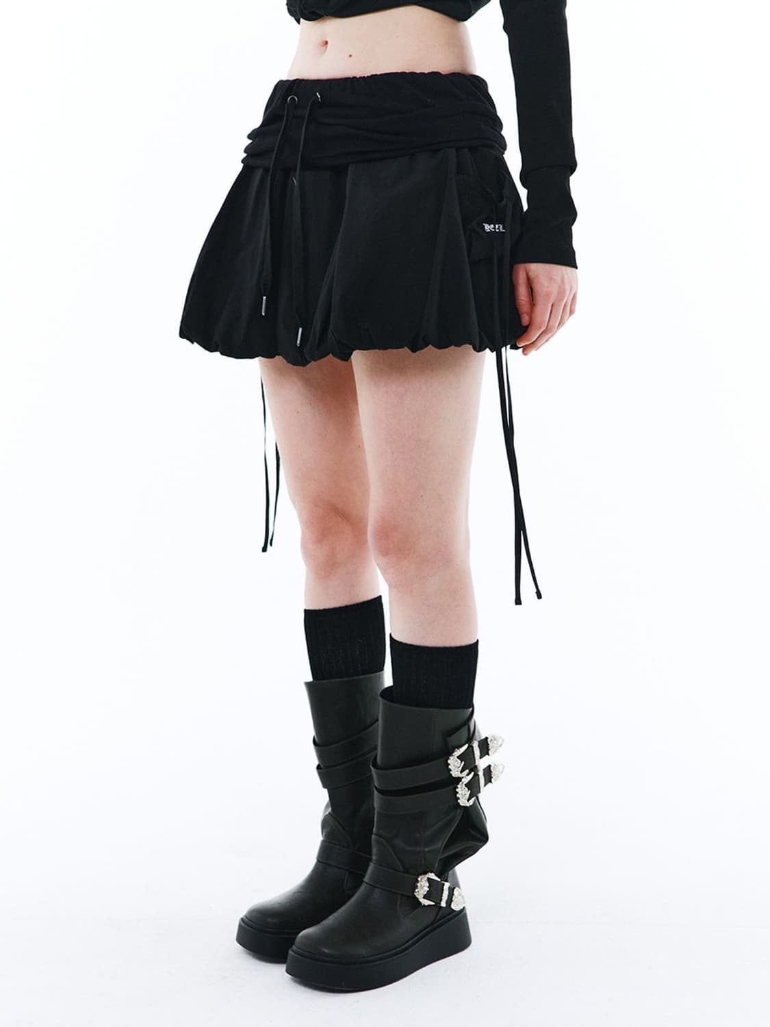 Leey Yeel 벌룬 스커트 BLACK 상품이미지1