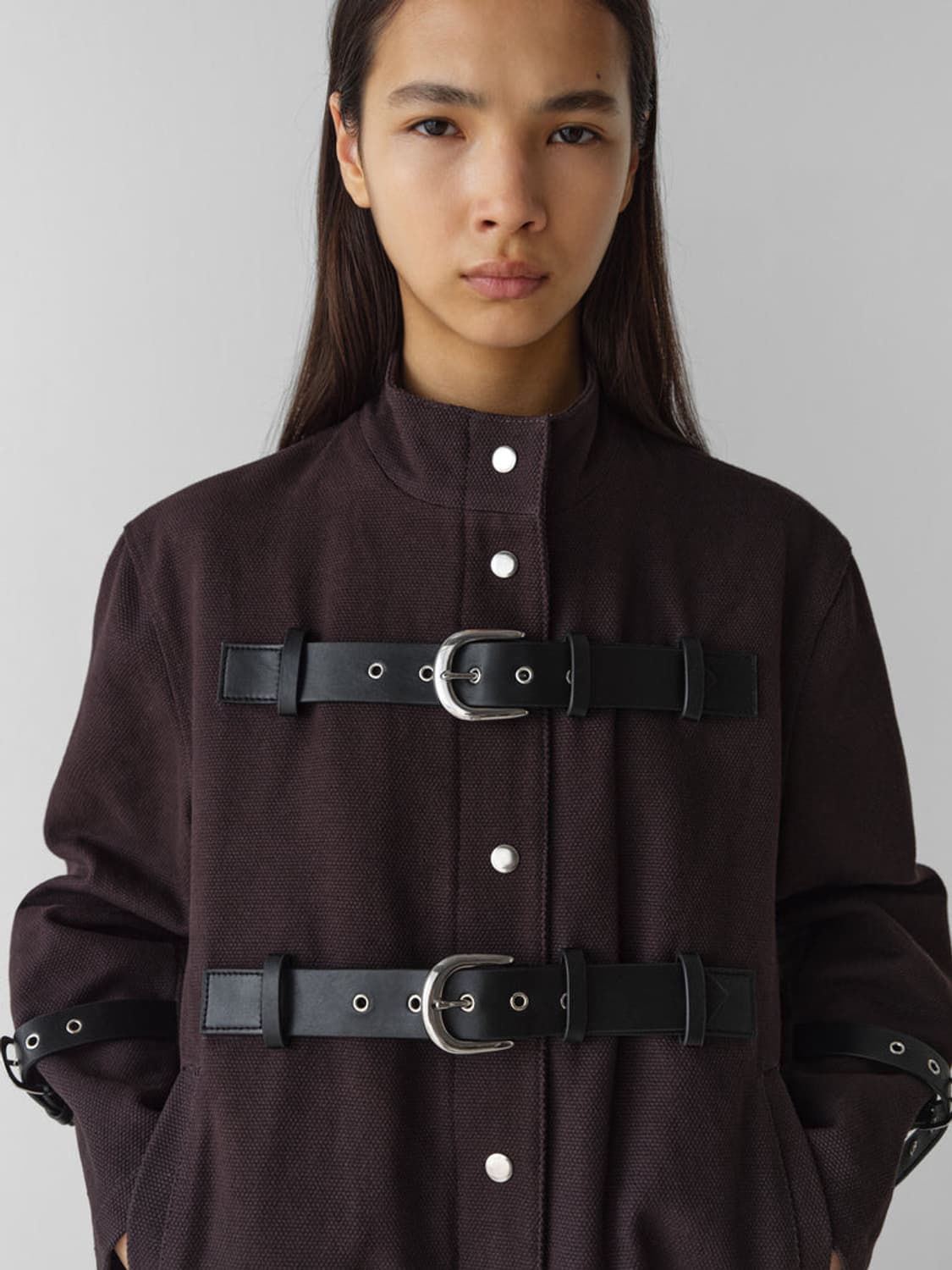 [XS,S,M]기마구아스 Belt 자켓 상품이미지2