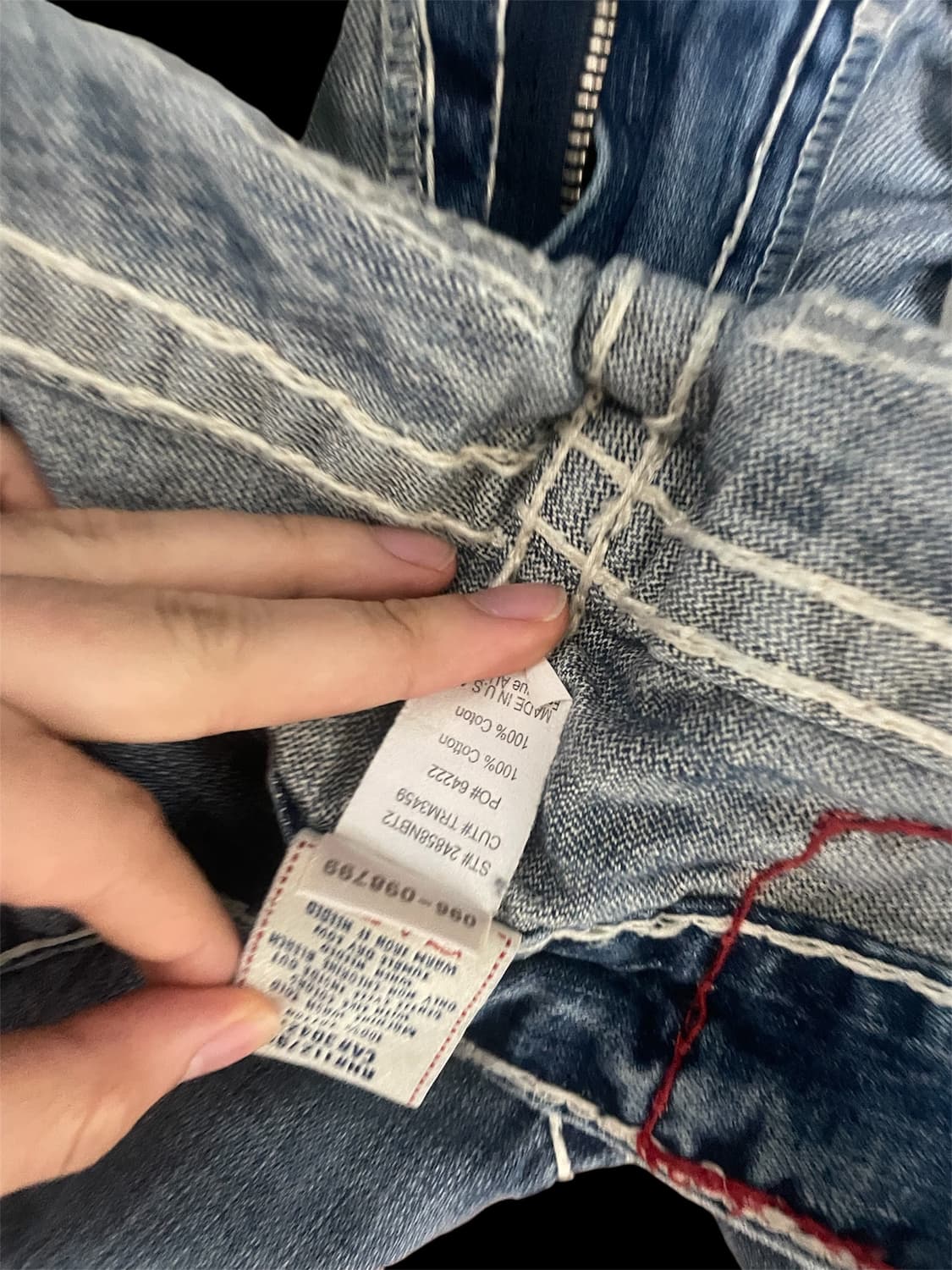 트루릴리전 빌리 슈퍼 티 청바지 29 상품이미지5