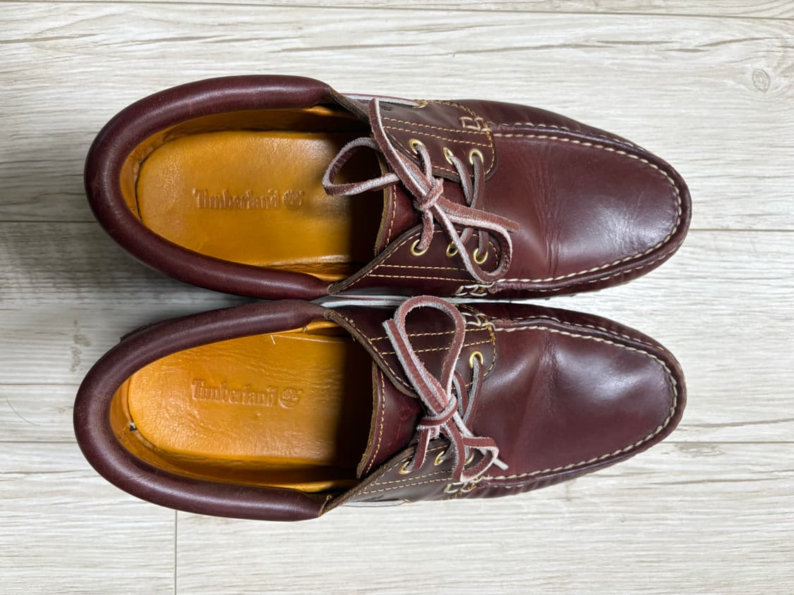 팀버랜드 3아이 보트슈즈 버건디 275 상품이미지4