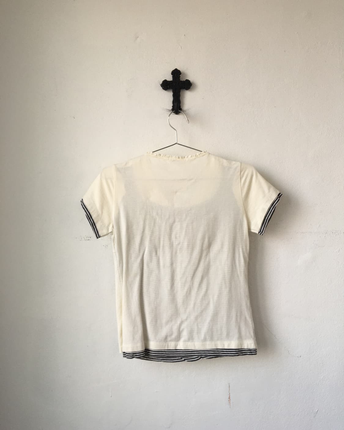 Button up layered t shirt 상품이미지3