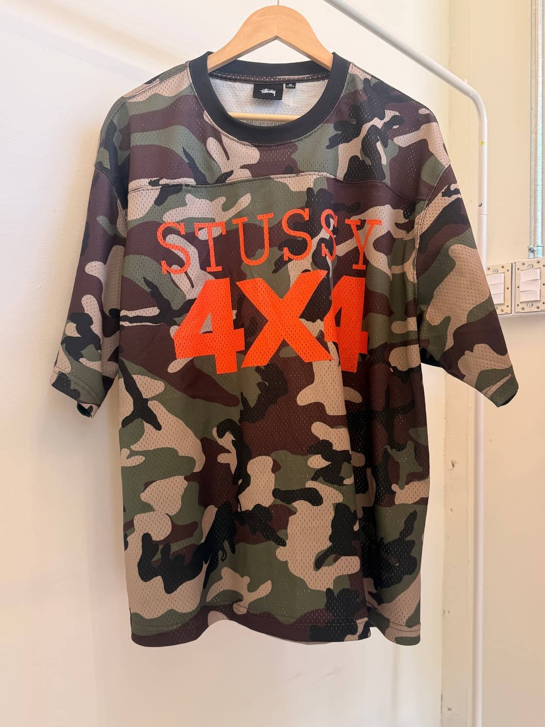 스투시(Stussy) 4x4 카모 메쉬 풋볼 저지 상품이미지1