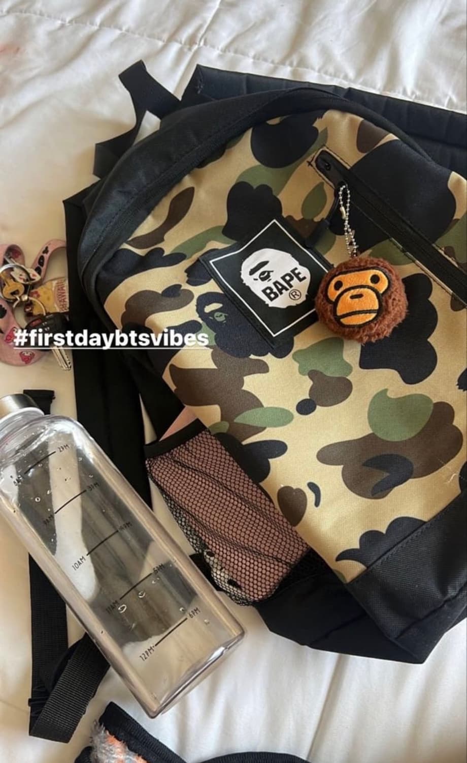 베이프 잡지부록 카모 백팩 가방 20L 상품이미지1