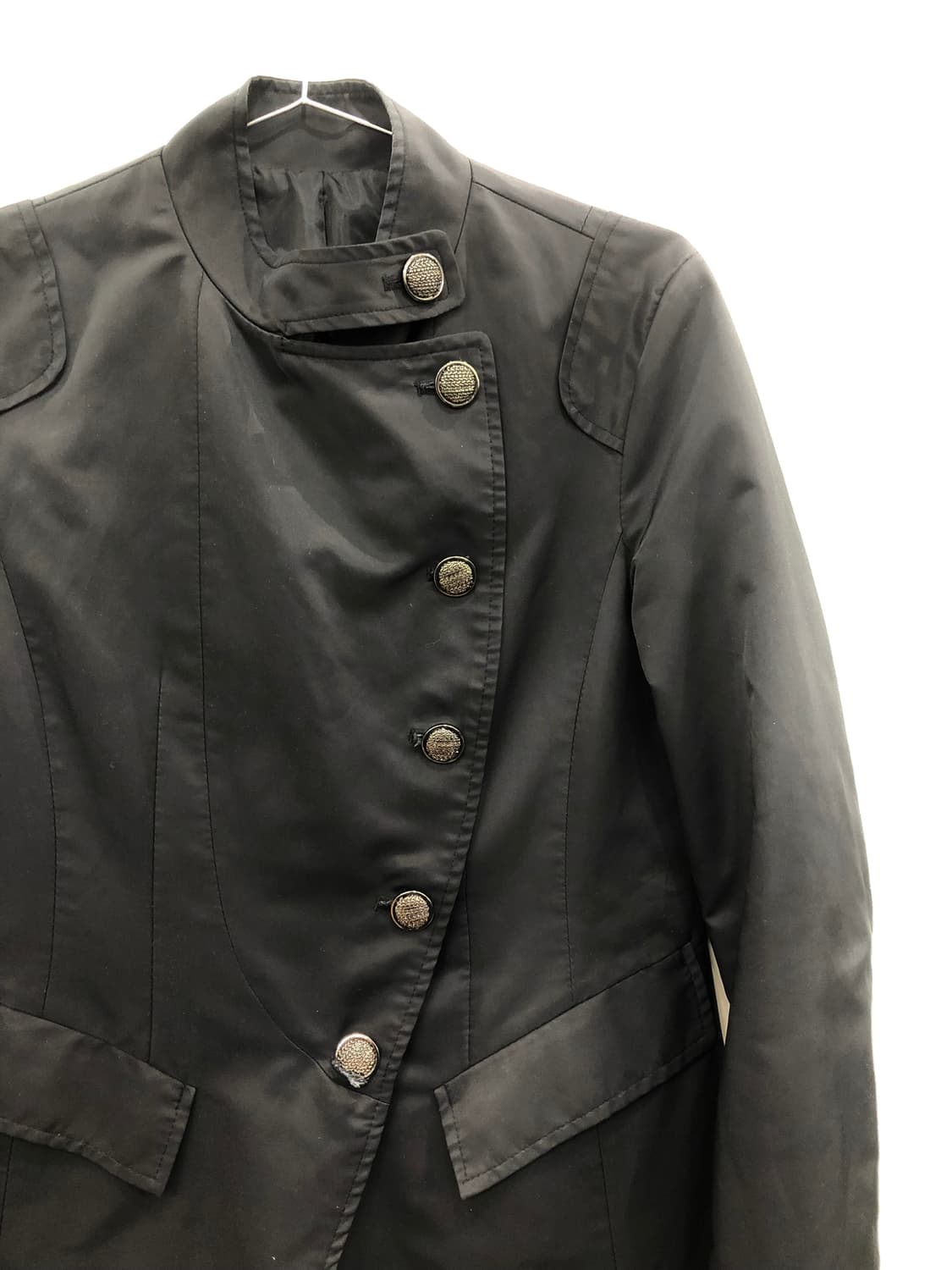 black gold button asymmetric jacket  상품이미지4