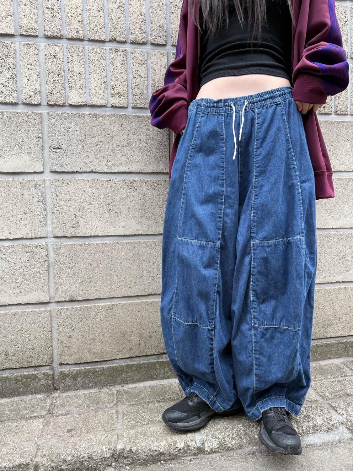 니들스 코튼 HD 벌룬팬츠 상품이미지1