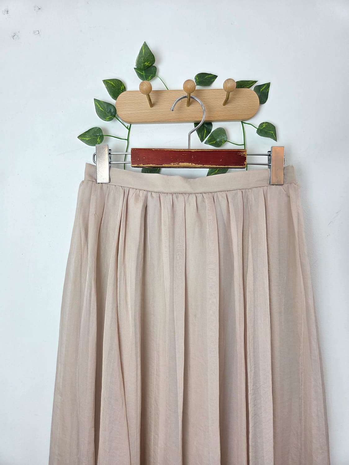 여리여리 핑크 롱스커트 상품이미지2