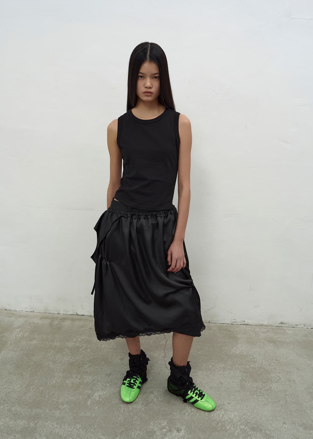 Lcdc SHIRRING SLEEVELESS DRESS  상품이미지2