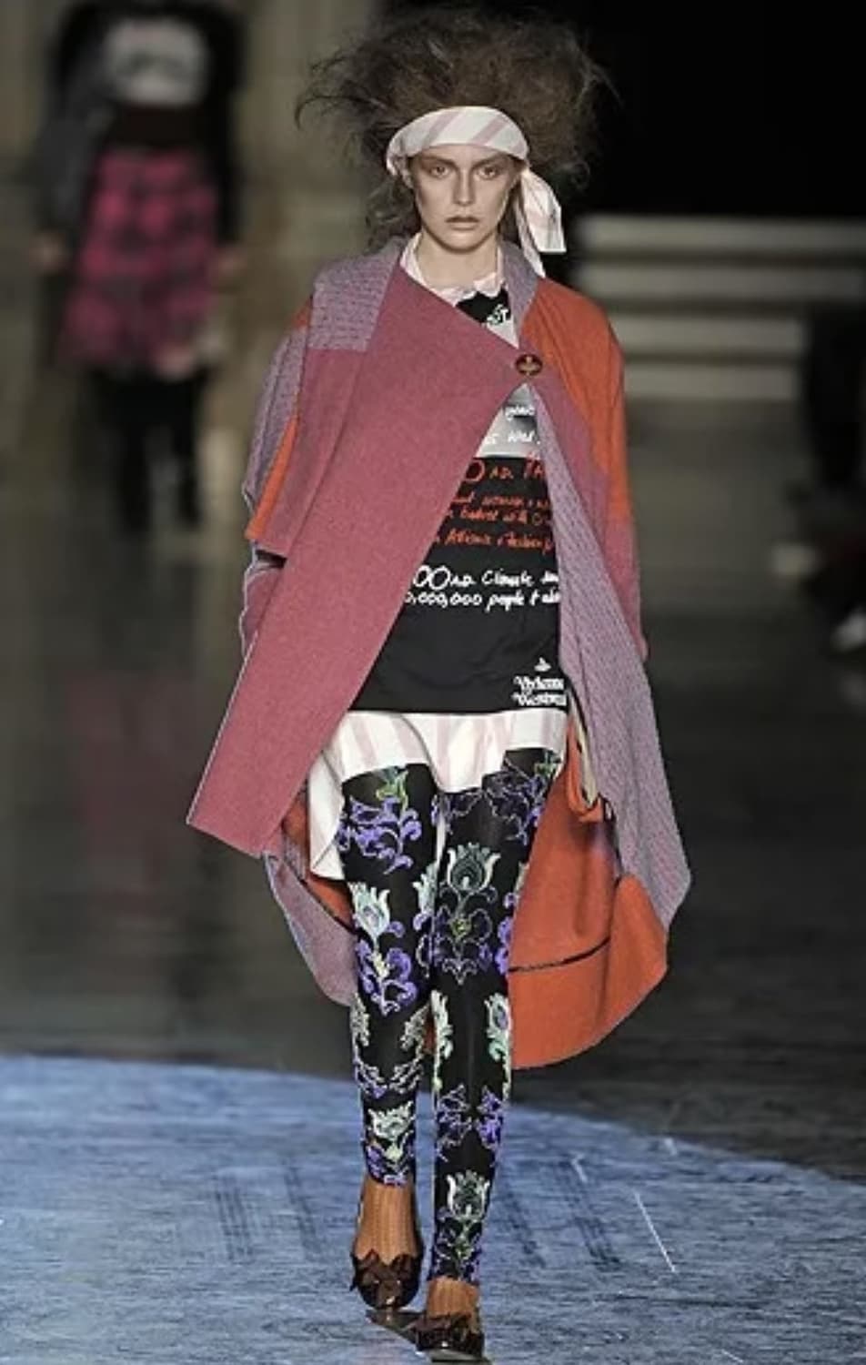 vivienne westwood 2010aw 울 배색 코트 상품이미지5