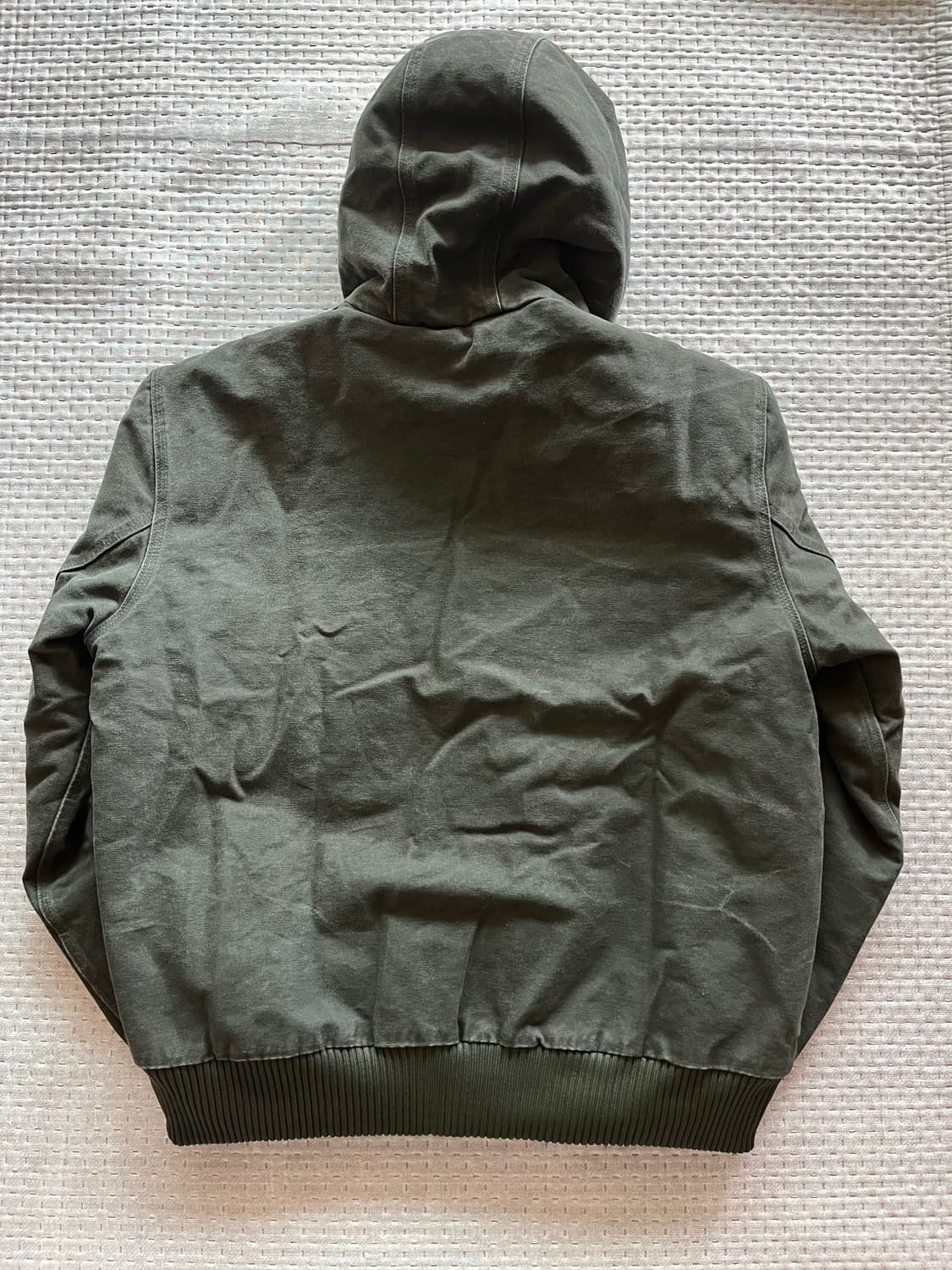 [L] 칼하트 j130 샌드스톤 덕 액티브 자켓 모스 상품이미지2