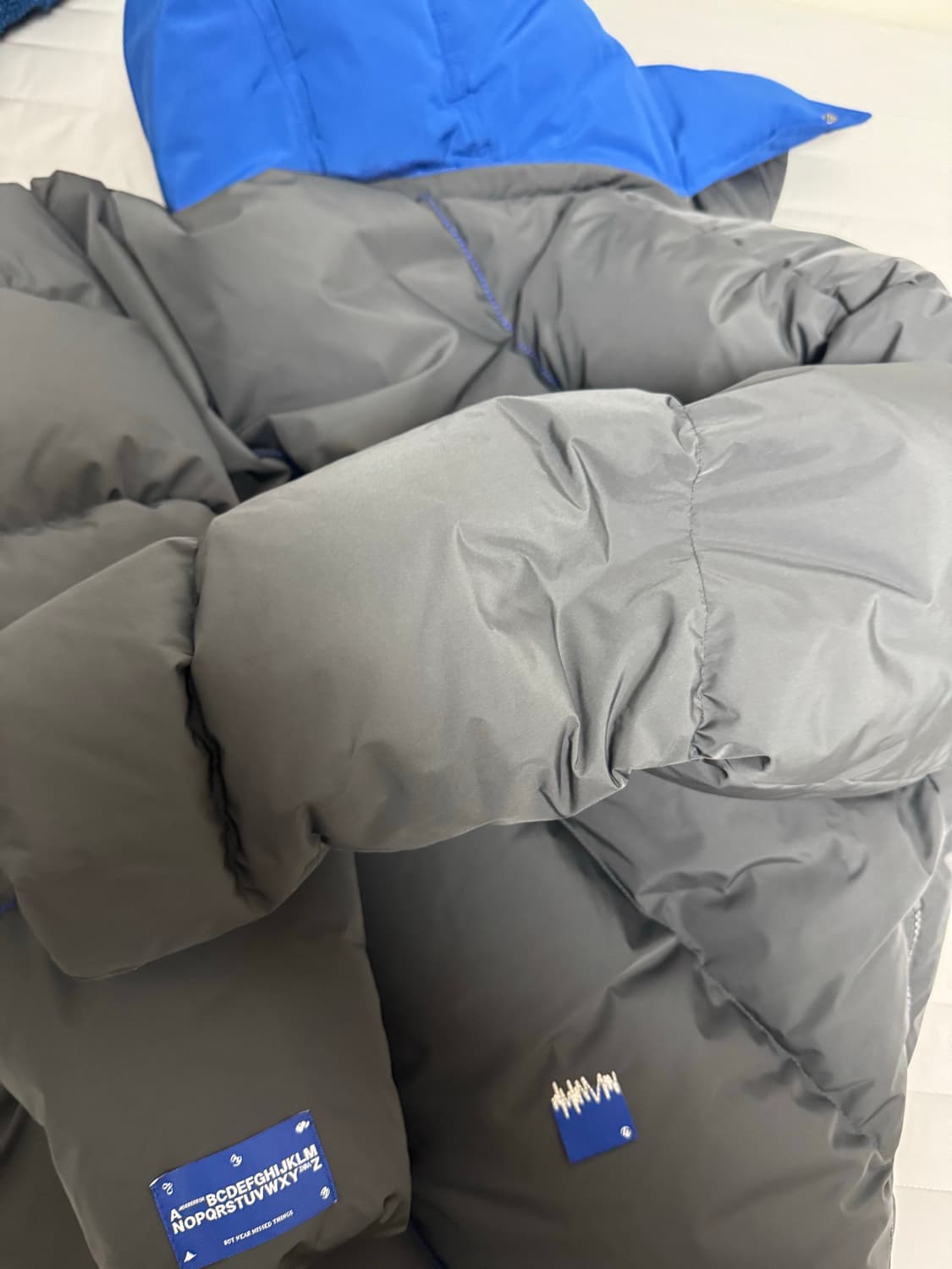 자라 아더에러 패딩 그레이 M 상품이미지4