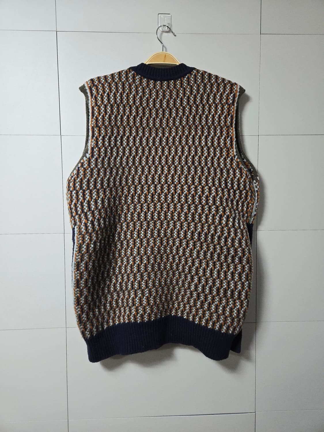 메종키츠네 울 케이블 니트 표기 오버핏L  (실측 꼭 확인 해주세요 상품이미지7