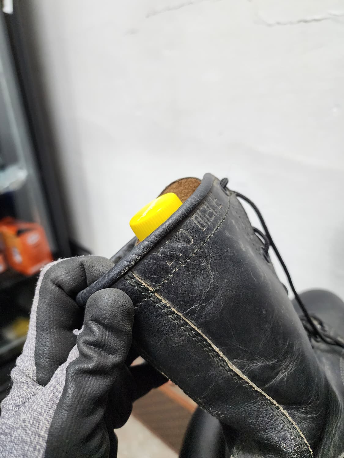 밀리터리 구형 리얼레더 전투화 상품이미지3