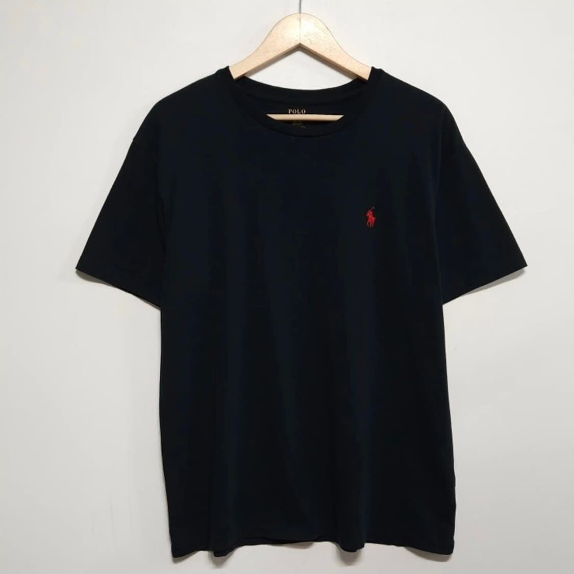 100~105 POLO 폴로 랄프로렌 라운드 반팔티 곤색 상품이미지1