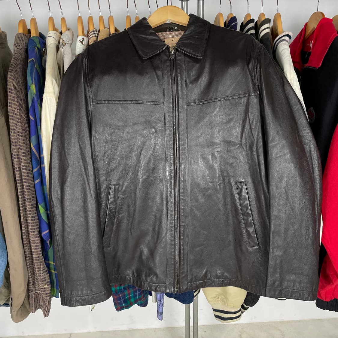 1990s Chaps 챕스 랄프로렌 양가죽 자켓 상품이미지4