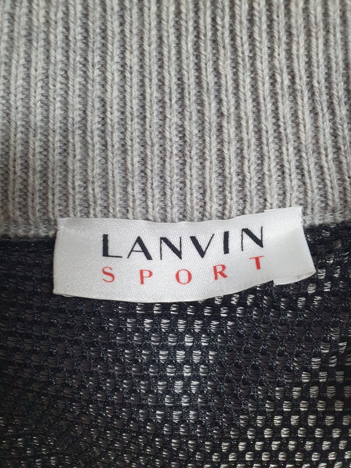 랑방스포츠 하이넥 니트 집업 자켓 라이트그레이 105 상품이미지8