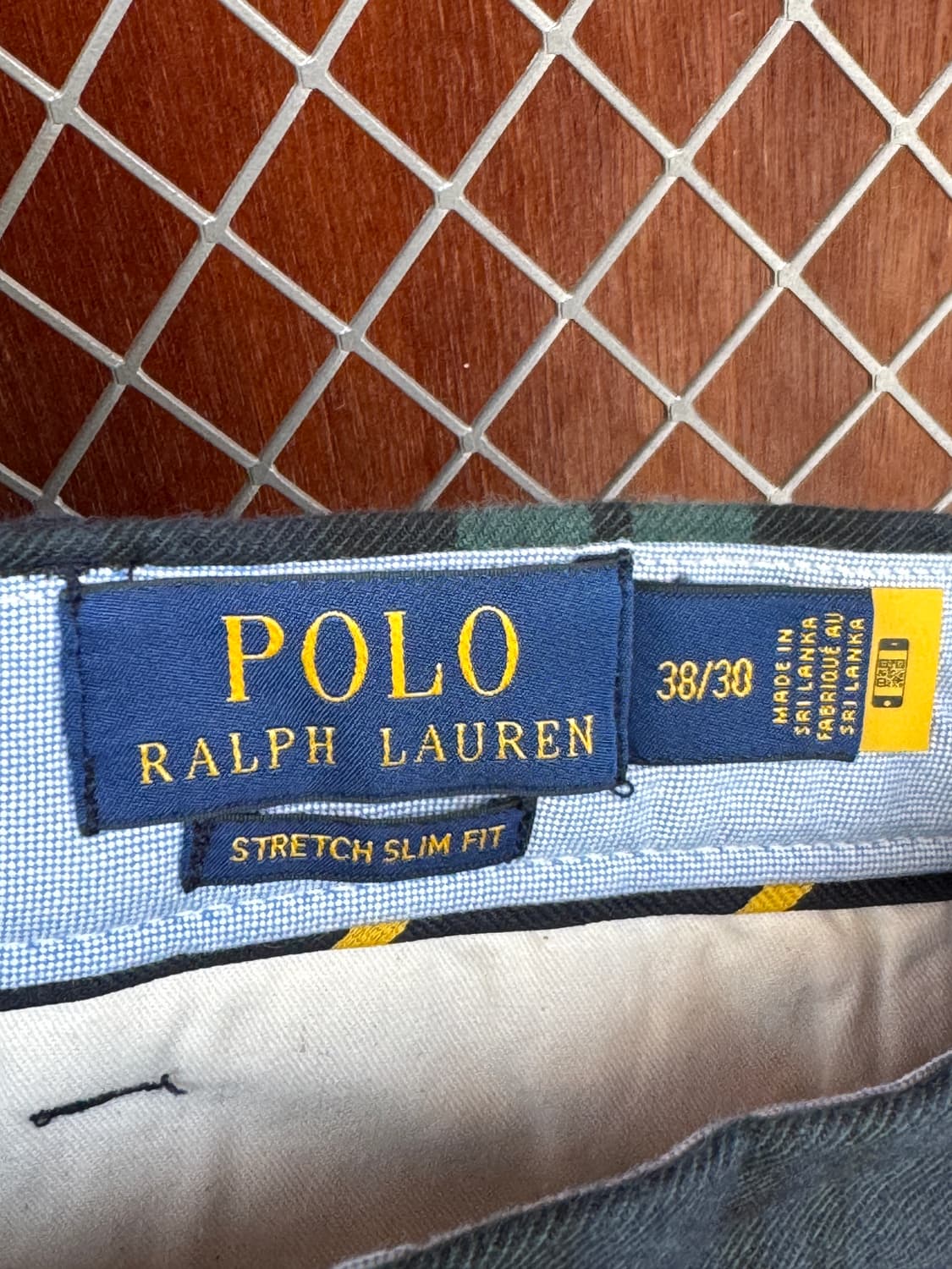 폴로랄프로렌 타탄체크 코튼팬츠 38 상품이미지8