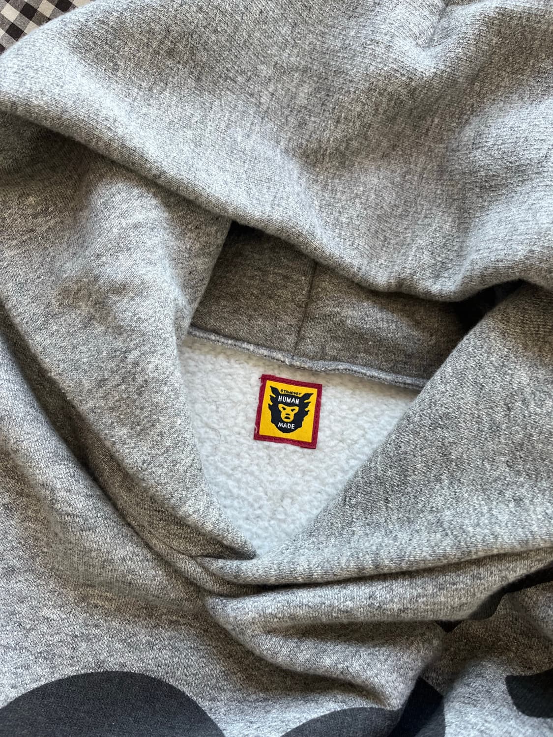 휴먼메이드 / 하트로고 후드 그레이 / XXL 상품이미지4